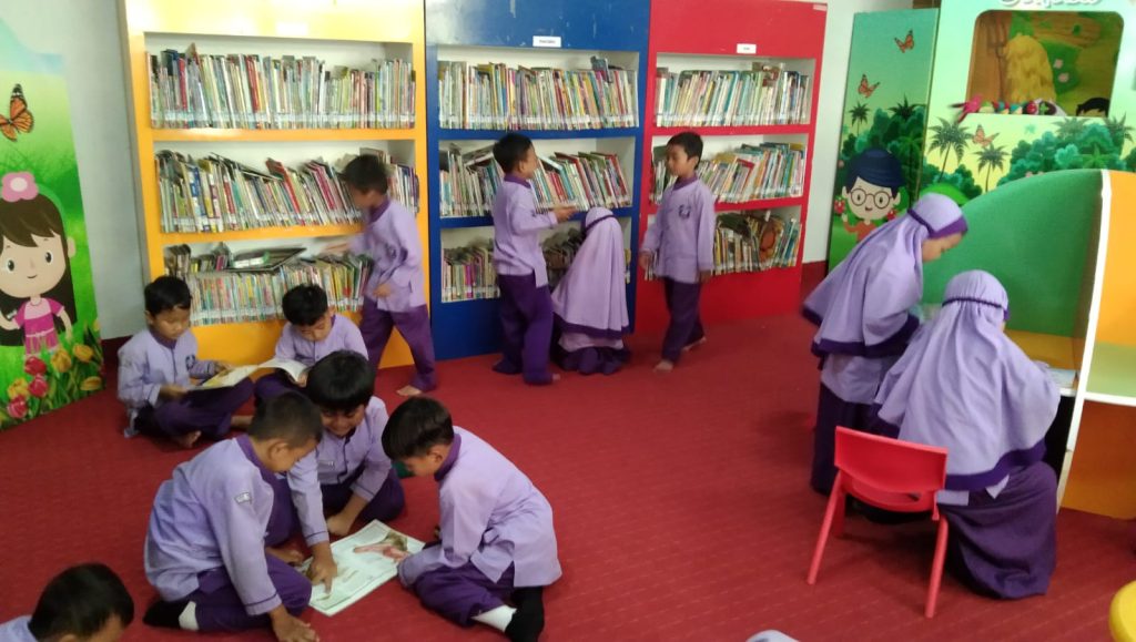 MIM Ngasem Colomadu Eksplorasi Literasi di Perpustakaan Daerah Solo