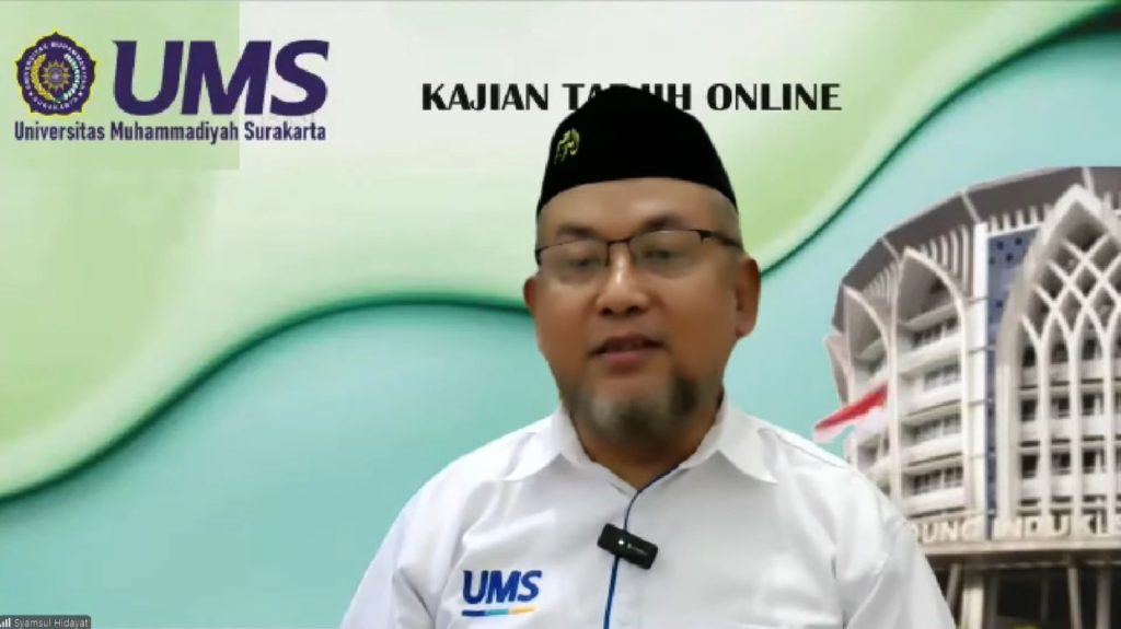 Kajian Tarjih Online UMS, Perhatian Imam Terhadap Makmum dalam Salat Berjemaah