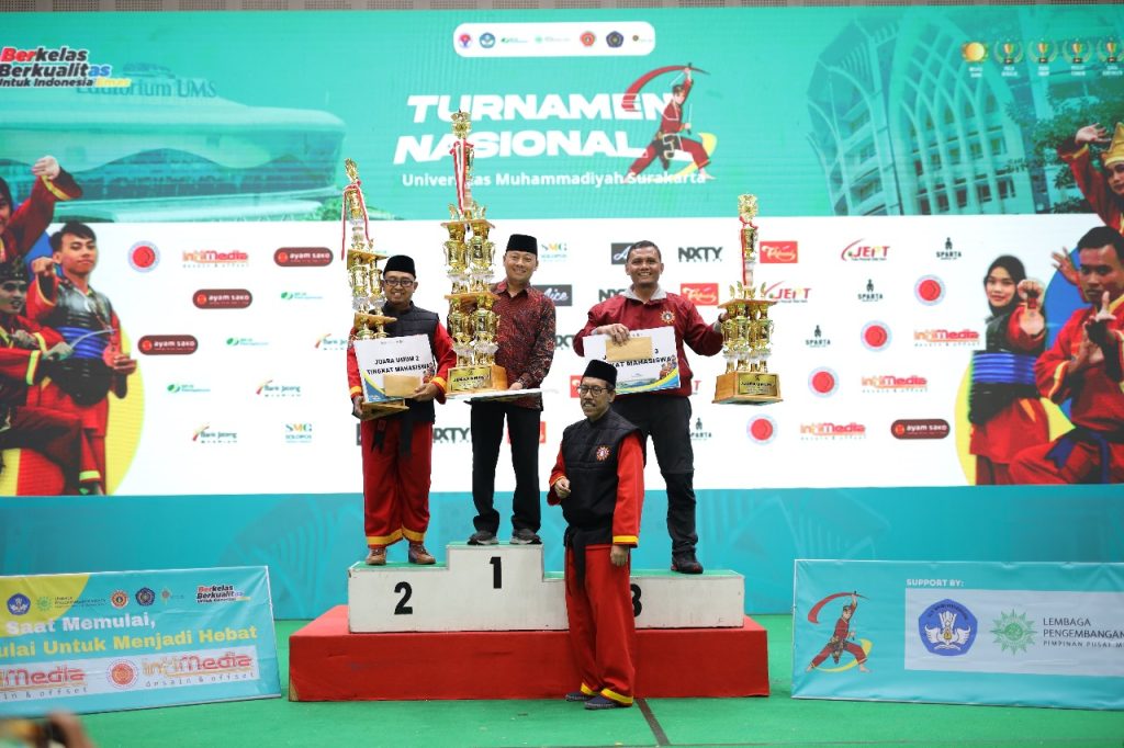 Turnamen Nasional I Tapak Suci UMS, Tuan Rumah Sabet Gelar Juara Umum