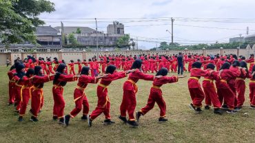 SD Muhammadiyah PK Solo Gelar Senam Anak Indonesia Hebat dan Latgab Tapak Suci