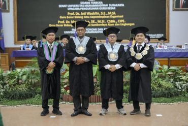 UMS Resmi Kukuhkan 2 Guru Besar Baru, Perkuat Komitmen Jadi World Class University