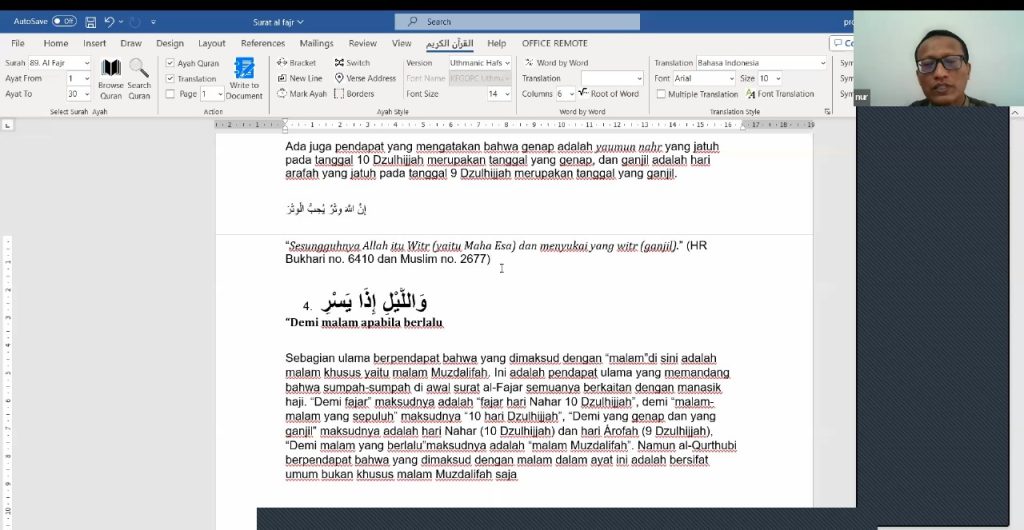Belajar dari Surah Al-Fajr: Kesombongan Membawa Kehancuran, Takwa Mengundang Kemuliaan