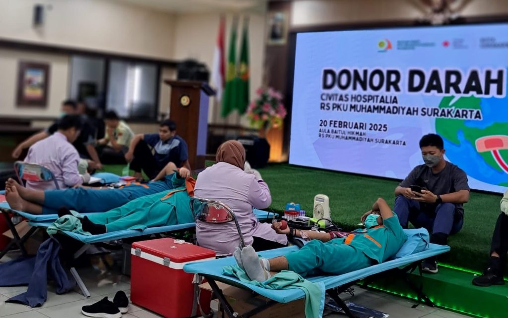 Jaga Stok Darah Jelang Ramadan, RS PKU Muhammadiyah Solo Gelar Pendonoran Darah