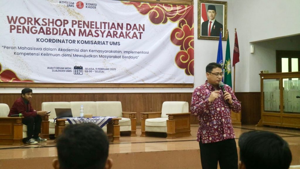 Dorong Inovasi Mahasiswa, IMM Korkom UMS Gelar Workshop Penelitian dan Pengabdian