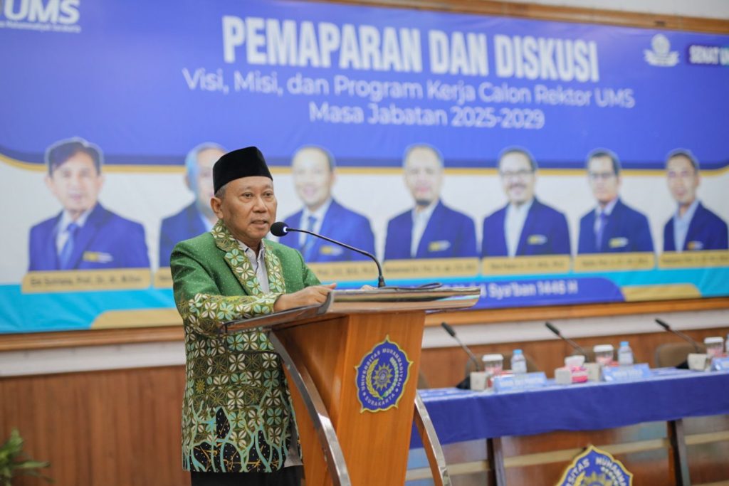 Rektor UMS, Prof. Sofyan Anif. (Humas)