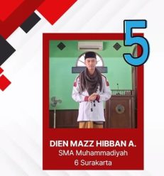 Lomba Kultum Tingkat Provinsi, Siswa SMA Muhammadiyah 6 Solo Raih 5 Besar
