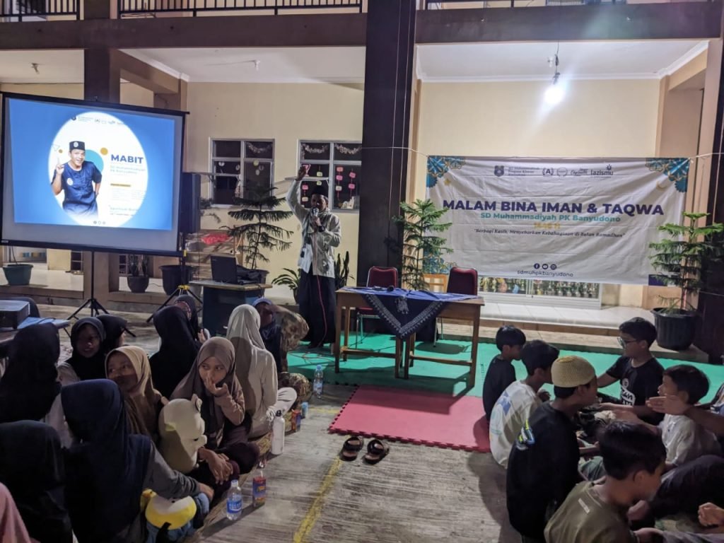 SD Muhammadiyah PK Banyudono Gelar Mabit, Hadirkan Motivator Nida’ Qalbu