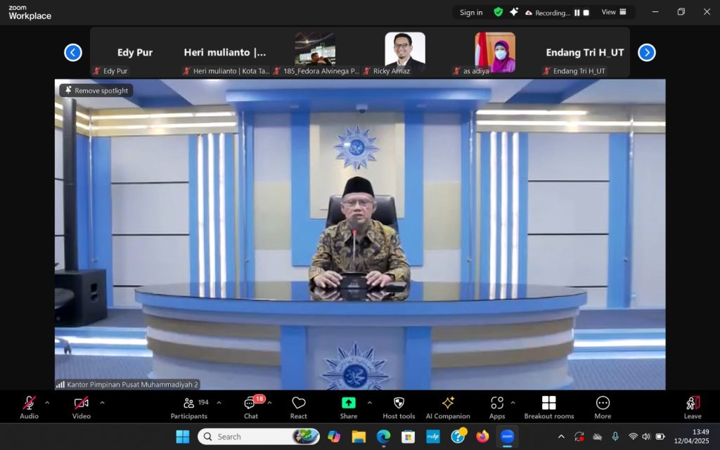 Ketua Umum Pimpinan Pusat Muhammadiyah Prof. Haedar Nashir,.