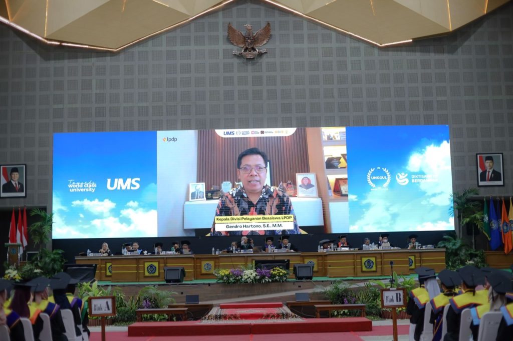 LPDP Dorong Lulusan UMS Manfaatkan Beasiswa, Ini Pesan Penting Gendro Hartono