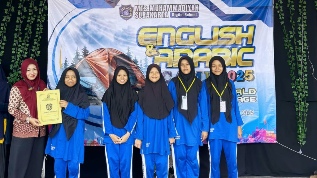 Perdana, Keseruan English dan Arabic Camp MTs Muhammadiyah Solo