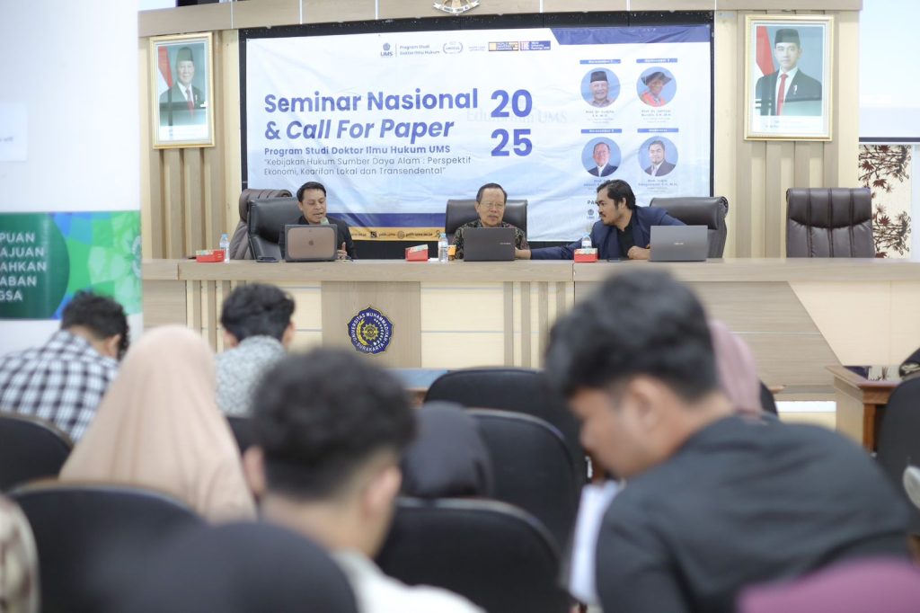 Program Doktor Ilmu Hukum UMS Gelar Seminar Nasional, Dorong Konsep Hukum Transendental