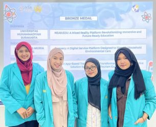 Gabungkan Teknologi dan Edukasi, Mahasiswa UMS Harumkan Nama Kampus di Kancah Internasional