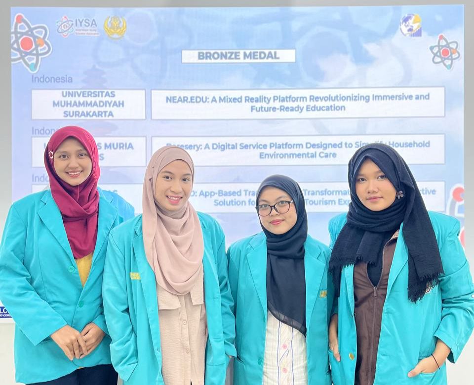 Gabungkan Teknologi dan Edukasi, Mahasiswa UMS Harumkan Nama Kampus di Kancah Internasional