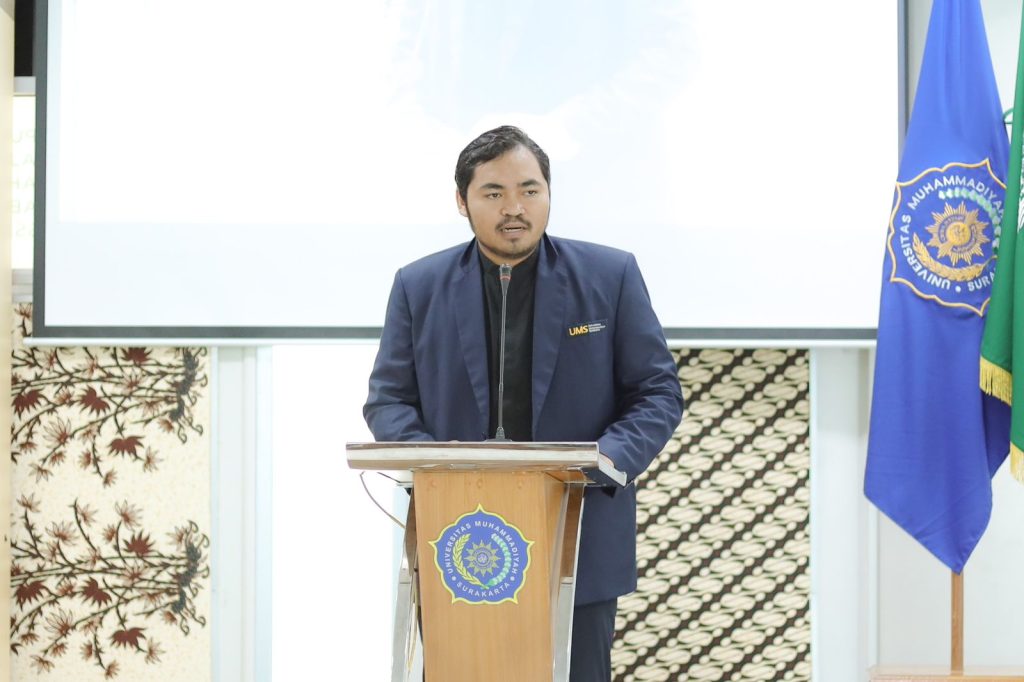 Welcoming Speech Host Seminar & Call for Paper disampaikan oleh Moh. Indra Bangsawan,