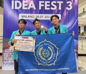 Usung Inovasi Website UMKM, Mahasiswa FEB UMS Raih Perak di Idea Fest 3