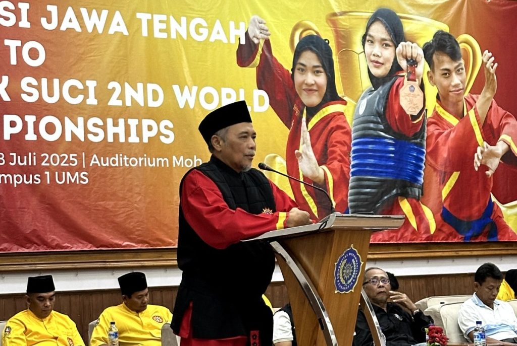 Universitas Muhammadiyah Surakarta (UMS) kembali menunjukkan komitmennya dalam mendukung pengembangan olahraga bela diri tradisional dengan menjadi tuan rumah kegiatan Seleksi Jawa Tengah Road to Tapak Suci 2nd World Championship.