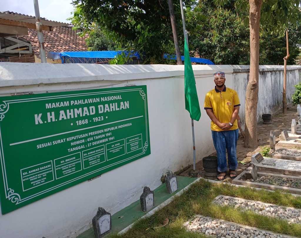 Alwy Ahmed, mahasiswa internasional asal Kenya di Universitas Muhammadiyah Surakarta (UMS).