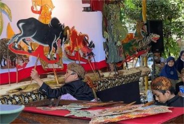Pesona Dalang Cilik Pukau Penonton di Balai Kota Solo