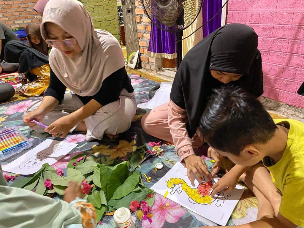 KKN MAs Kelompok 78 Hadirkan Rumah Belajar dan Rumah Qur’an di Benayah Riau