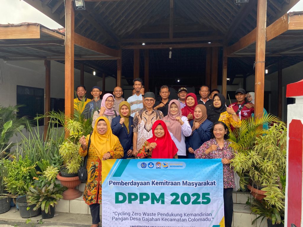 Melalui kolaborasi bersama antara BUMDES Gajah Makmur Desa Gajahan, Kecamatan Colomadu, Kabupaten Karanganyar dengan Tim Pengabdian Masyarakat Program Studi Kesehatan Masyarakat dan Pendidikan Biologi UMS, tim membantu masyarakat dalam mengatasi permasalahan pengolahan sampah organik sisa makanan.