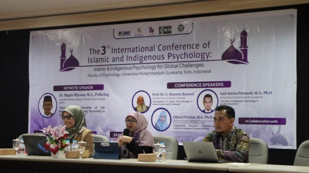 ICIIP 2025 Tegaskan Komitmen UMS Kembangkan Psikologi Islam dan Indigenous