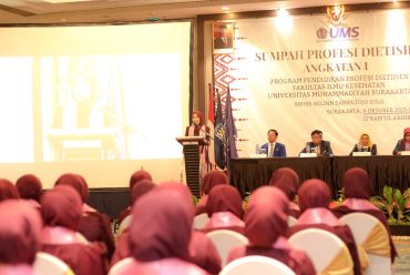 UMS Kukuhkan Angkatan I Profesi Dietisien, Jadi Garda Terdepan Perbaikan Gizi