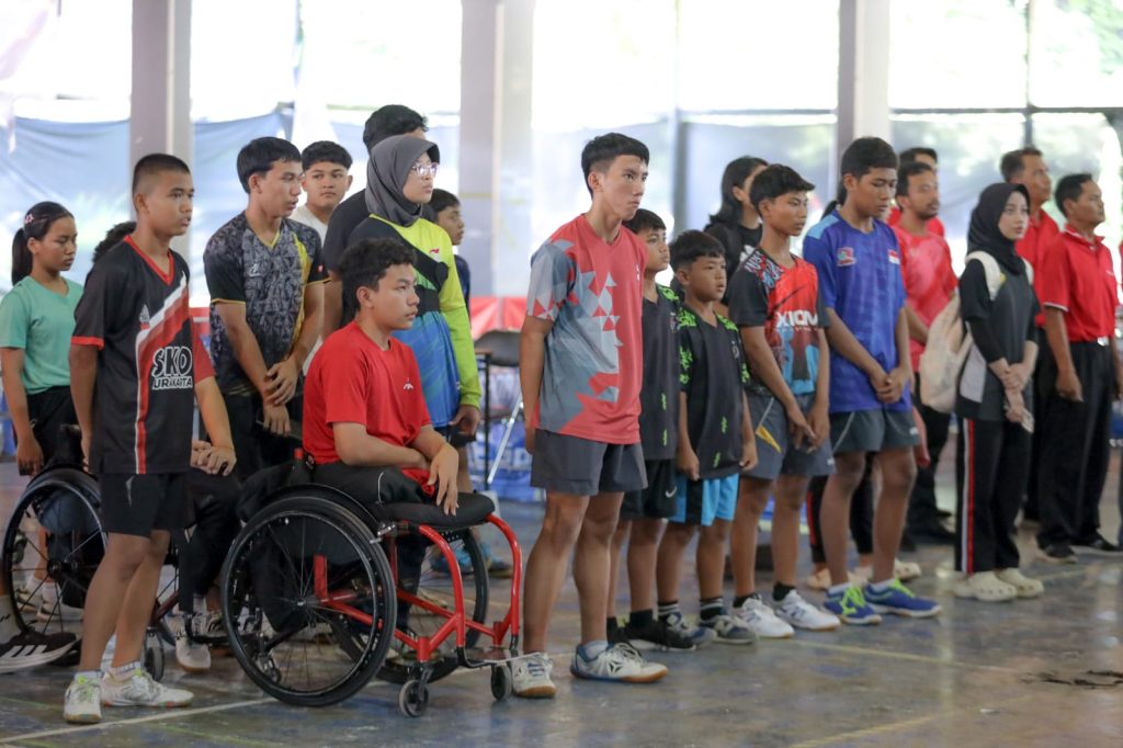 Universitas Muhammadiyah Surakarta (UMS) menggelar Turnamen Tenis Meja Antar Pelajar se-Solo Raya, Rabu (8/10/2025) di Gedung Olahraga (GOR) UMS.