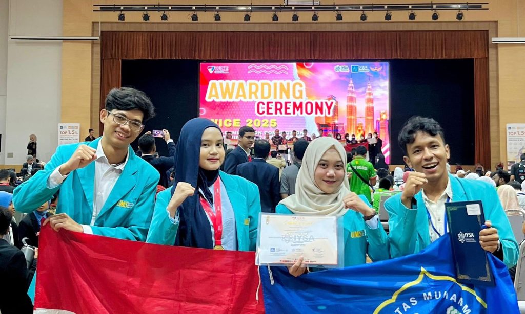 Lewat inovasi bertajuk “GluScan: Innovative Ray Based Non Invasive Blood Sugar Detection With Real Time Visualization on Mobile App”, tim UMS memperkenalkan alat pendeteksi gula darah berbasis sinar infrared yang terintegrasi dengan aplikasi mobile.