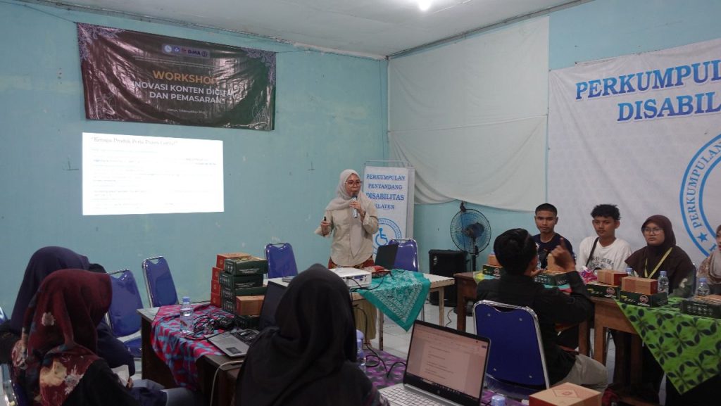 UMS-PPDK Klaten Gelar Pelatihan Inovasi Konten Digital untuk Pengrajin Disabilitas