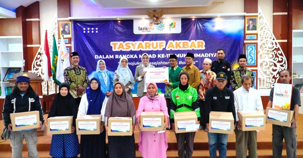 Lazismu Kota Solo Gelar Tasyaruf Akbar Memperingati Milad ke-113 Muhammadiyah
