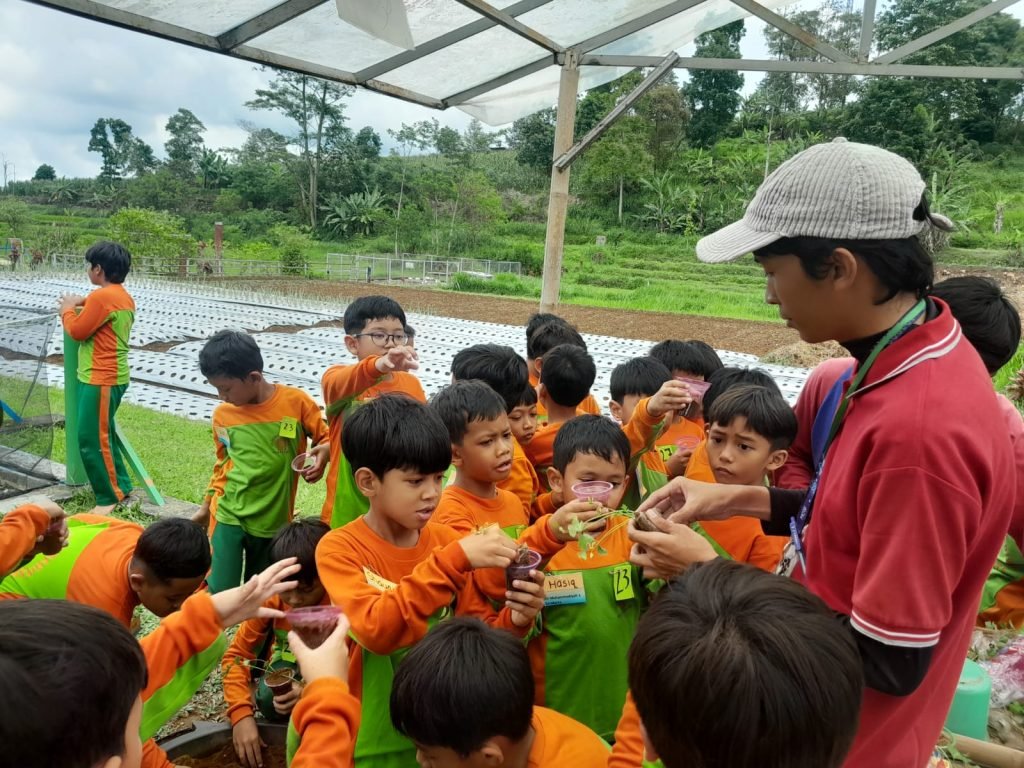 Seru dan Edukatif! SD Muhammadiyah 1 Solo Gelar Outing Class di Agrowisata Amanah