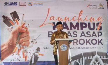 UMS Launching Kampus Tanpa Asap Rokok, Siapkan Sanksi bagi Perokok di Kampus