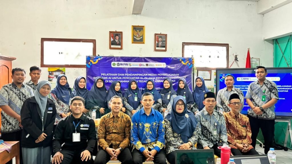 Guru SD Muhammadiyah Tegalgede Kreasikan Media Pembelajaran Berbasis AI