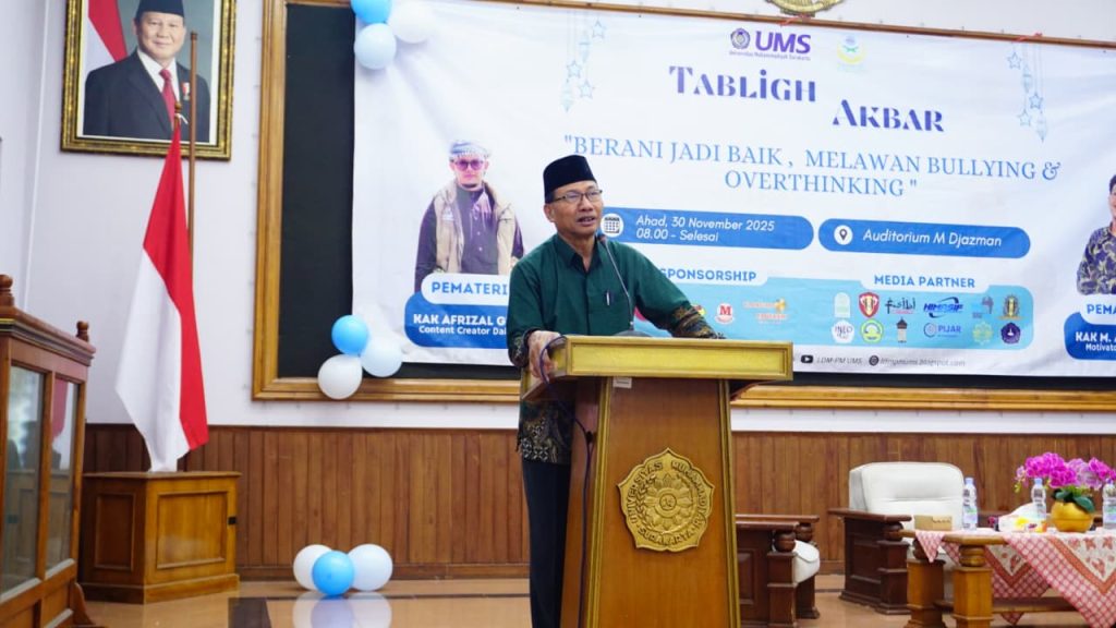 Fakultas Teknik Universitas Muhammadiyah Surakarta (UMS) kembali menyelenggarakan International Conference on Engineering, Technology, and Industrial Application ke-12 (ICETIA) dan Konferensi Rekayasa Aplikasi Perancangan dan Industri ke-24 (RAPI), yang diselenggarakan secara hybrid di Gedung Auditorium Mohammad Djazman, Kamis (4/12/2025).