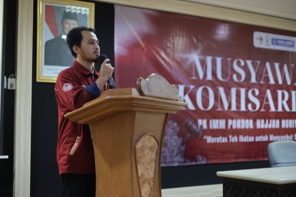 Musyawarah Komisariat (Musykom) XLI Pimpinan Komisariat (PK) Ikatan Mahasiswa Muhammadiyah (IMM) Pondok Hajjah Nuriyah Shabran Universitas Muhammadiyah Surakarta (UMS) resmi dibuka pada Sabtu (27/12/2025).