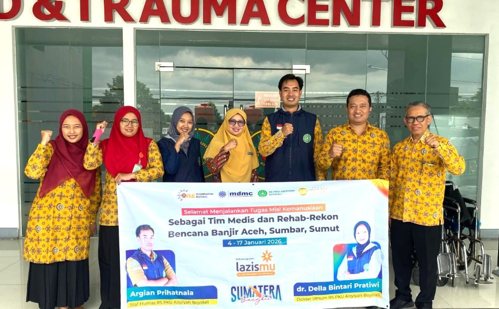 RS PKU ‘Aisyiyah Boyolali Lepas Sukarelawan Kesehatan ke Lokasi Bencana di Sumatra
