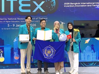 Inovasi GEASY Besutan Mahasiswa UMS Raih Gold Medal IPITEx 2026 Thailand