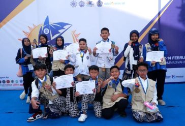 Borong 5 Emas dan 3 Perak, SD Muhammadiyah PK  Gemilang di OlympicAD VIII Makassar
