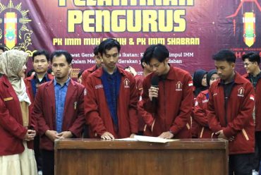 Pengurus IMM Pondok Shabran dan IMM Muhammad Abduh Resmi Dilantik