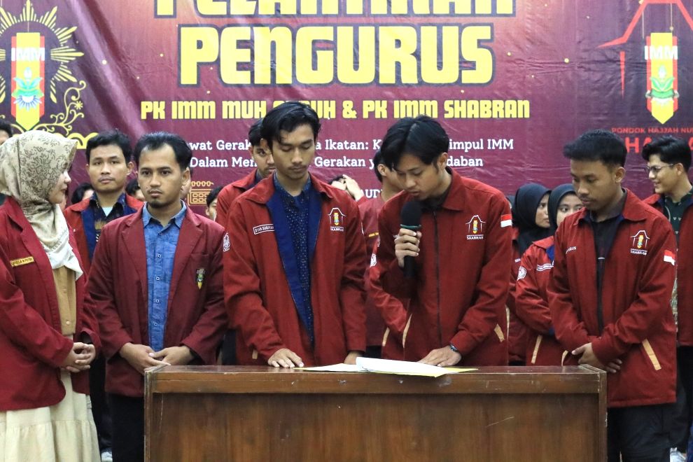Pengurus IMM Pondok Shabran dan IMM Muhammad Abduh Resmi Dilantik