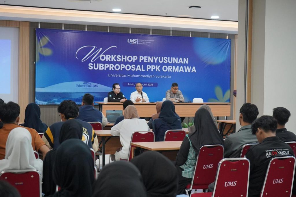 Workshop PPK Ormawa 2026, UMS Siapkan 44 Ormawa Raih Juara Abdidaya