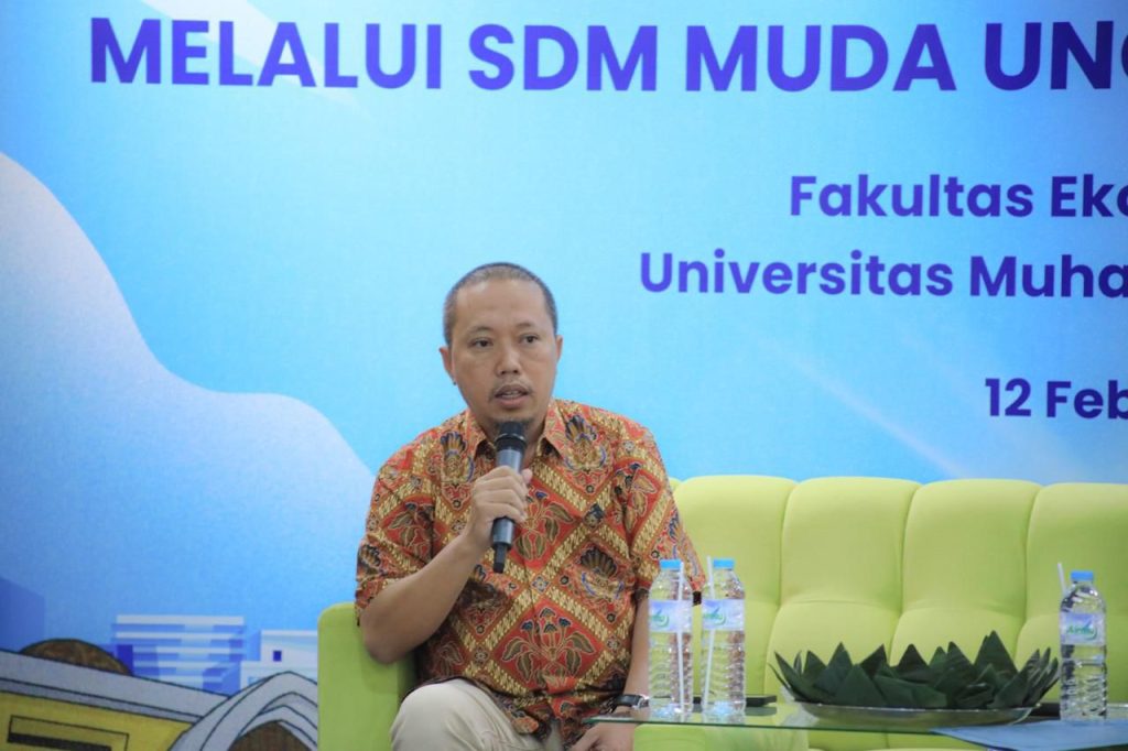 Fakultas Ekonomi dan Bisnis (FEB) Universitas Muhammadiyah Surakarta menggelar forum akademik bertema “Mewujudkan Ekonomi Berkualitas Melalui SDM Muda Unggul dan Berdaya Saing”. Kegiatan ini berlangsung di Ruang Seminar Gedung Serbaguna  Ahmad Syafii Maarif Lt.8 FEB UMS, Kamis (12/2/2026).