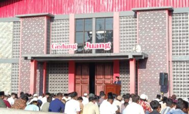 Salat Idulfitri di Gedung Juang Desa Degungan, Penuh Khidmat dan Pesan Ramadan