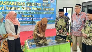 Ketua Umum PP ‘Aisyiyah Resmikan Gedung Baru Panti Asuhan Yatim Putri Kottabarat