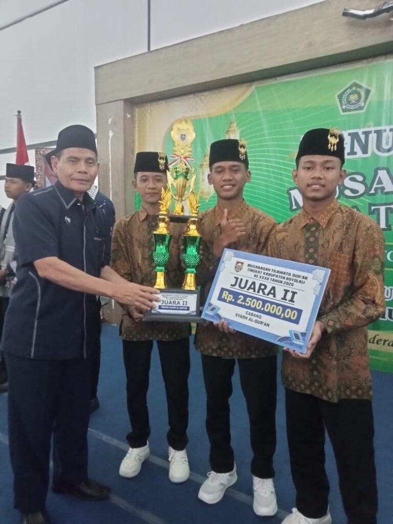Tiga Santri PonpesMu Manafi’ul ‘Ulum Sambi Gondol Juara 2 MTQ Boyolali 2026