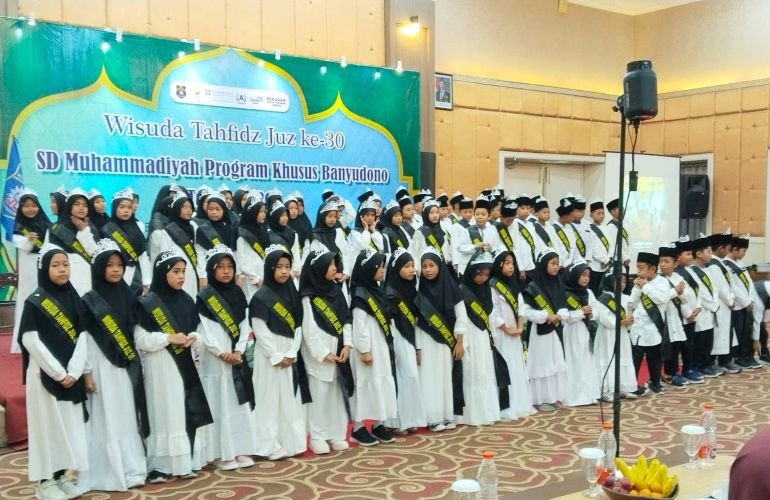 Sebanyak 85 Siswa SD Muhammadiyah PK Banyudono Diwisuda Tahfiz Juz 30