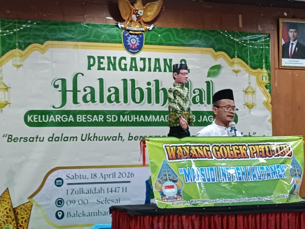 Pujiono Kupas Dahsyatnya Waktu di Halalbihalal SD Muhammadiyah 8 Solo