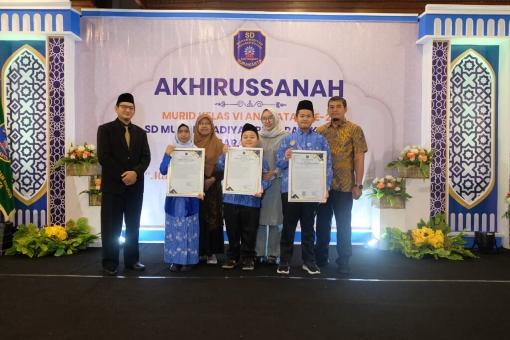 Nilai TKA SD Muhammadiyah PK Kottabarat Melampaui Rata-Rata Nasional
