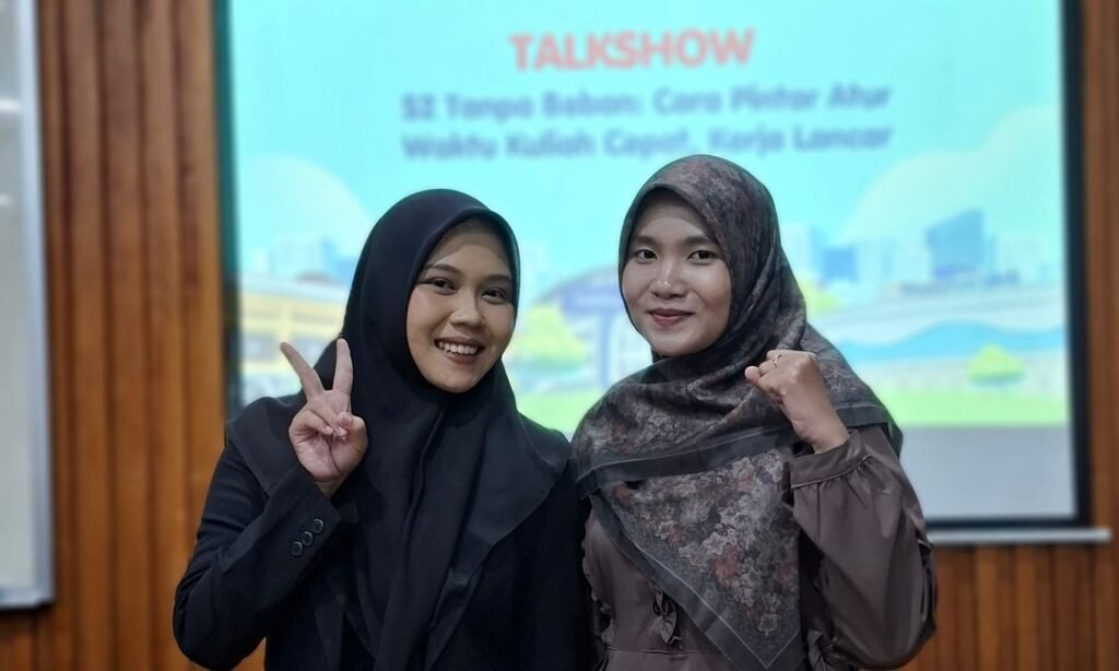 Program Magister Pendidikan Agama Islam (MPAI) Universitas Muhammadiyah Surakarta menggelar seminar bertajuk “S2 Tanpa Beban: Cara Pintar Atur Waktu Kuliah Cepat, Kerja Lancar, dan Beasiswa Didapat” di Ruang Amphitheater Fakultas Agama Islam, Sabtu (6/6/2026).