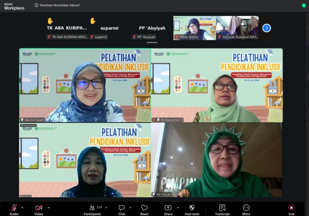 PP ‘Aisyiyah Perkuat Pendidikan Inklusif, Ratusan Guru PAUD Dibekali Kompetensi Khusus